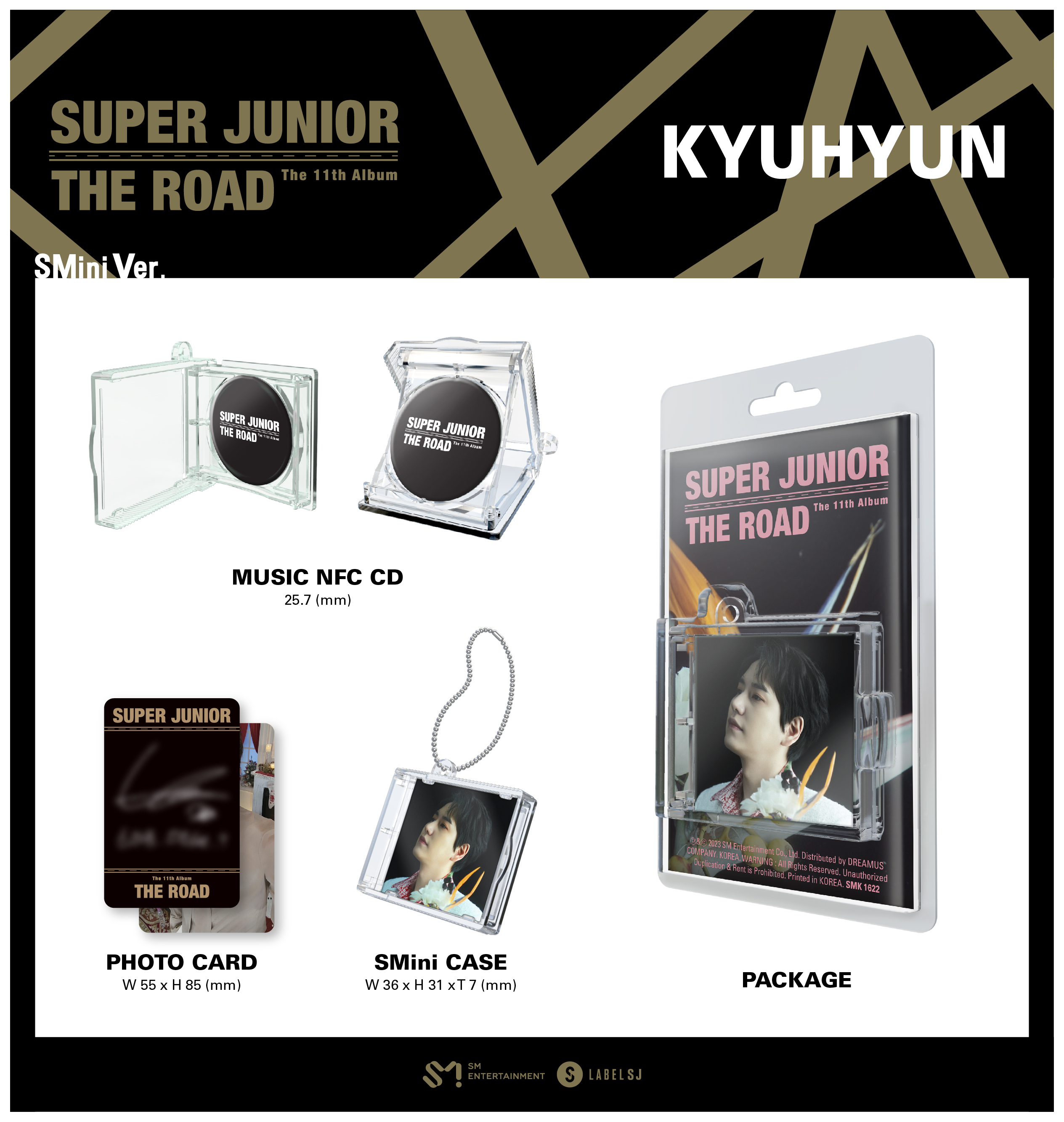 jp.ktown4u.com : SUPER JUNIOR - 正規アルバム11集 [The Road] (SMini